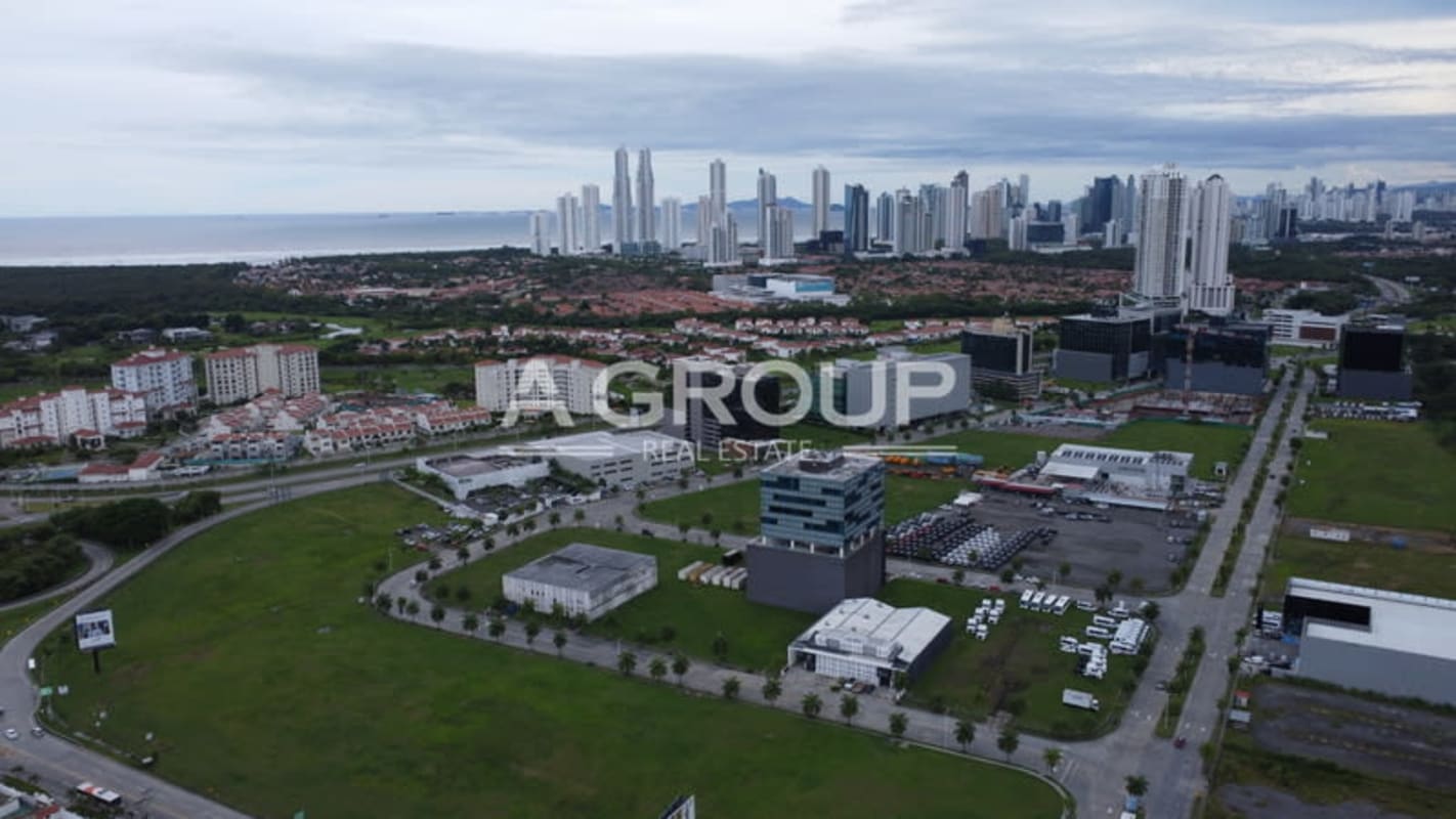 Panama City coastal skyline including Santa Maria Business District development land for sale