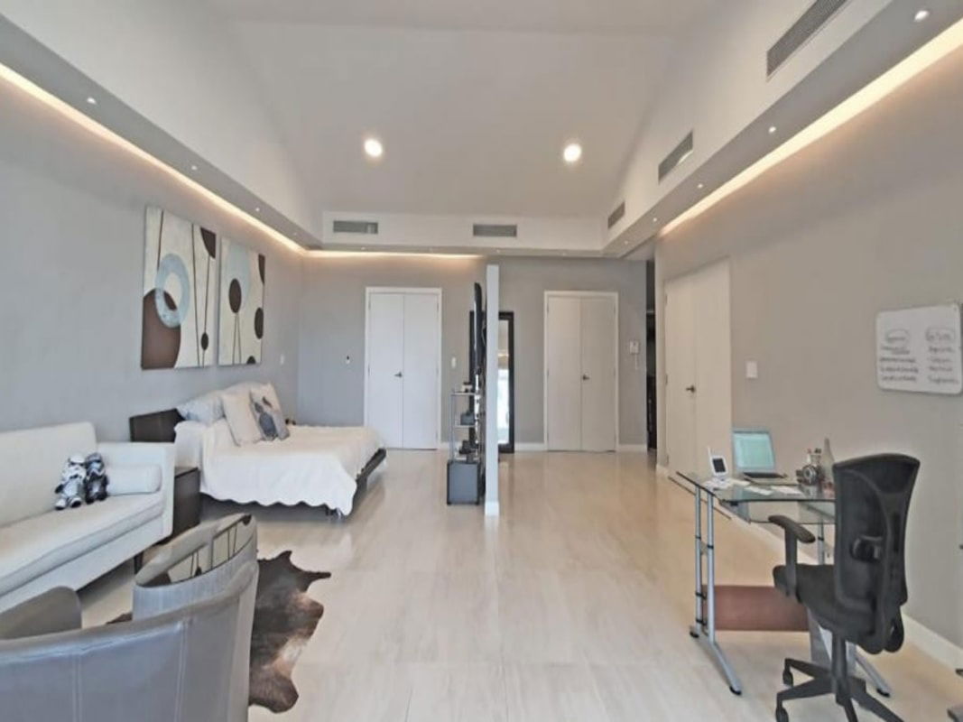 Fully upgraded gourmet kitchen with granite countertops custom cabinets in Punta Paitilla Panama luxury house