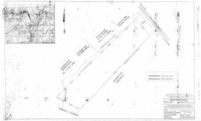 Survey map of large titled lot with Pan-American highway frontage Capira Panama