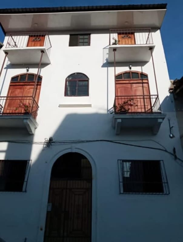 Private balcony with Pacific Ocean view historic quarter Casco Viejo Panama City