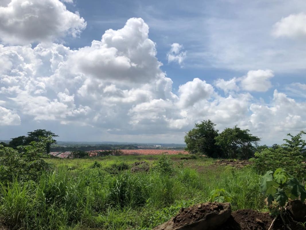 Vacant mountain land surrounded by forest inside Altos de Cerro Azul Panama