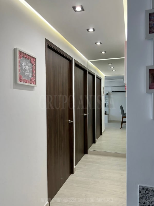 Bedroom with large window, city skyline view, modern style PH Pueblo Nuevo Panama