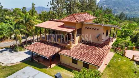 Spacious covered terrace with pool table, garden views and Mediterranean design in Altos del María Panama