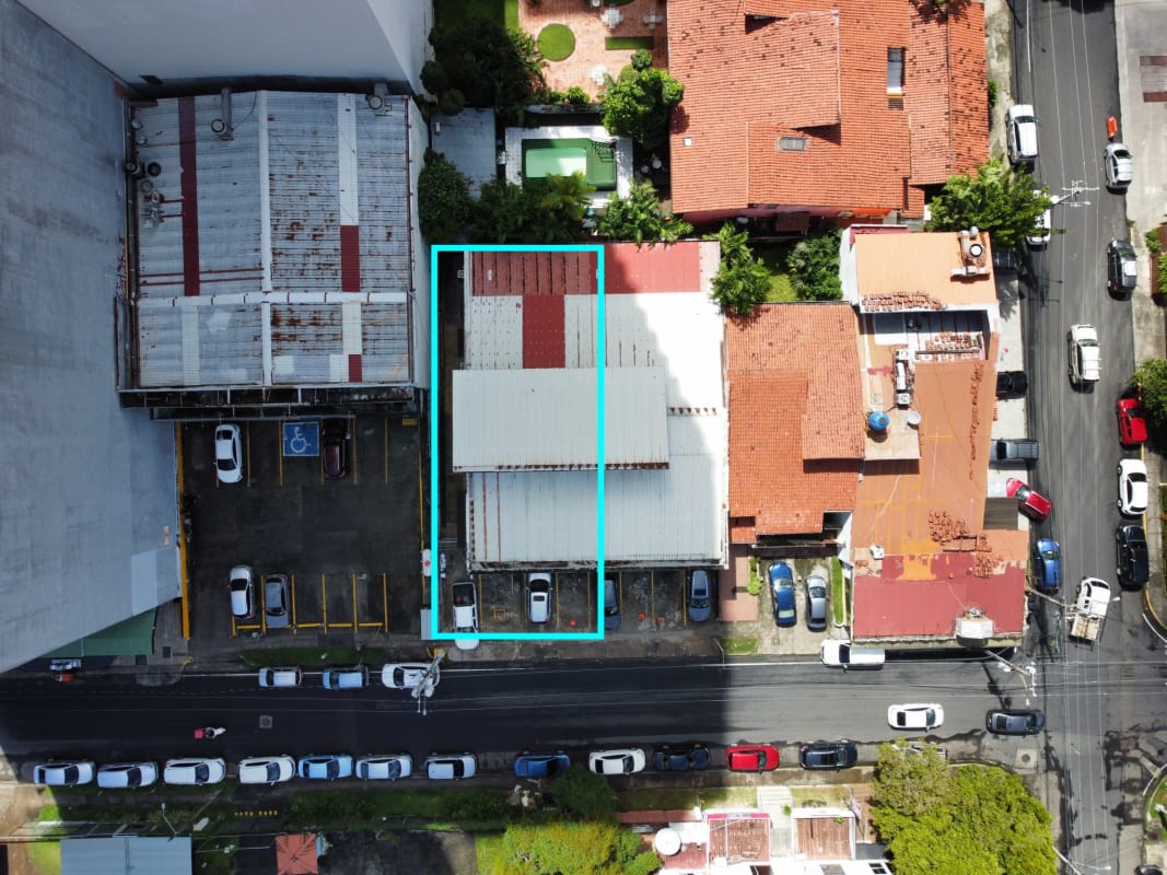 Interior of retail unit in Obarrio commercial plaza with tiled floors