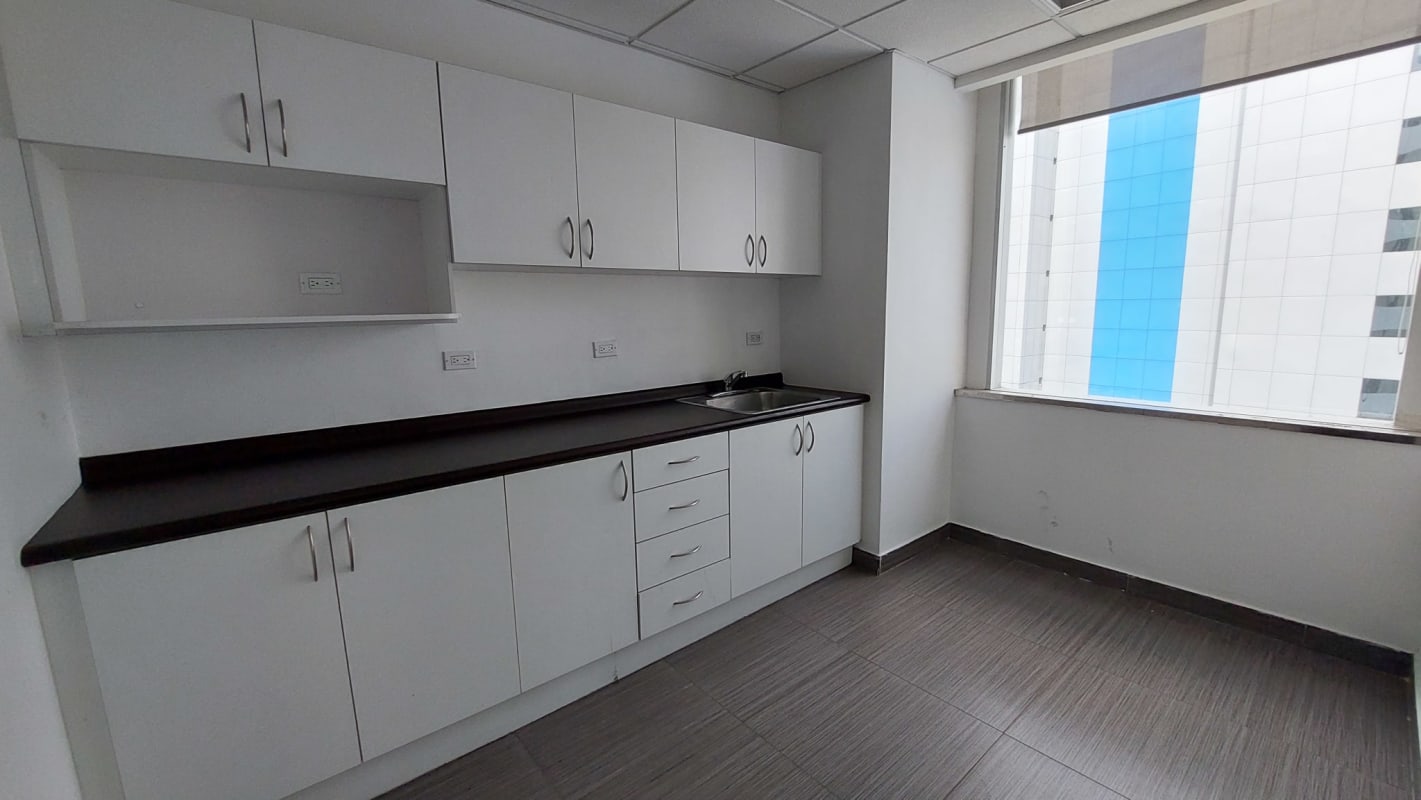 Bright private office space with panoramic window in Punta Pacifica Panama