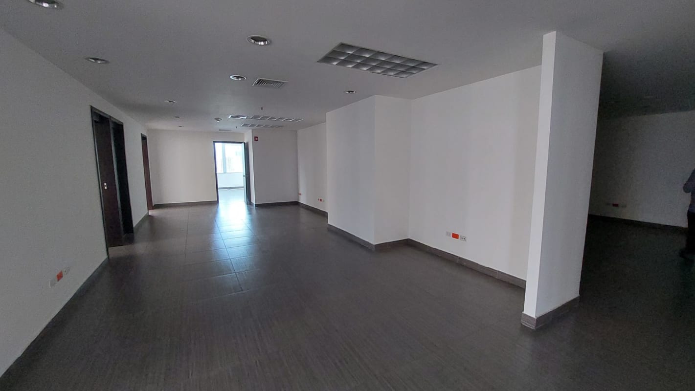 Empty open office zone with potential for custom partition walls Torre de Las Americas Panama City