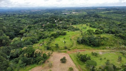 Map preview showing property location near Panamericana highway accessible land El Arado Panama