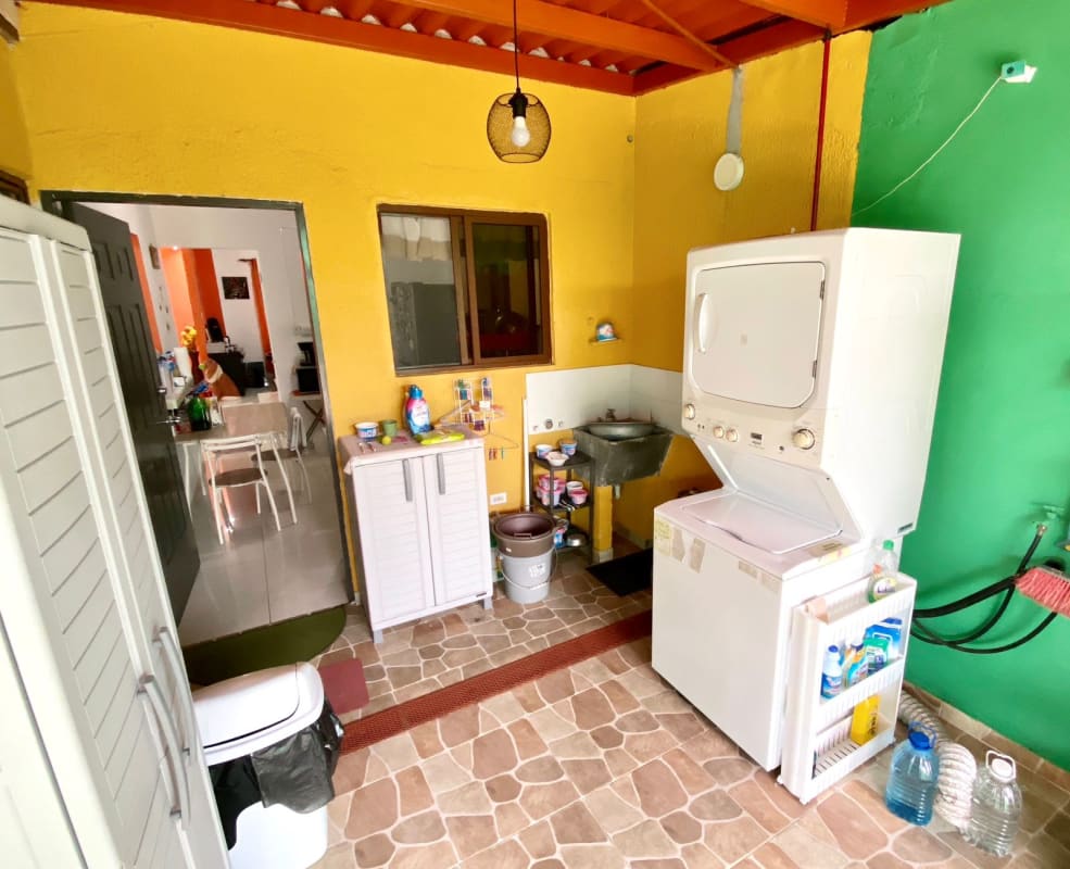 House bedroom with window, closet and tiled flooring in Villa Zaita Reserve Panama
