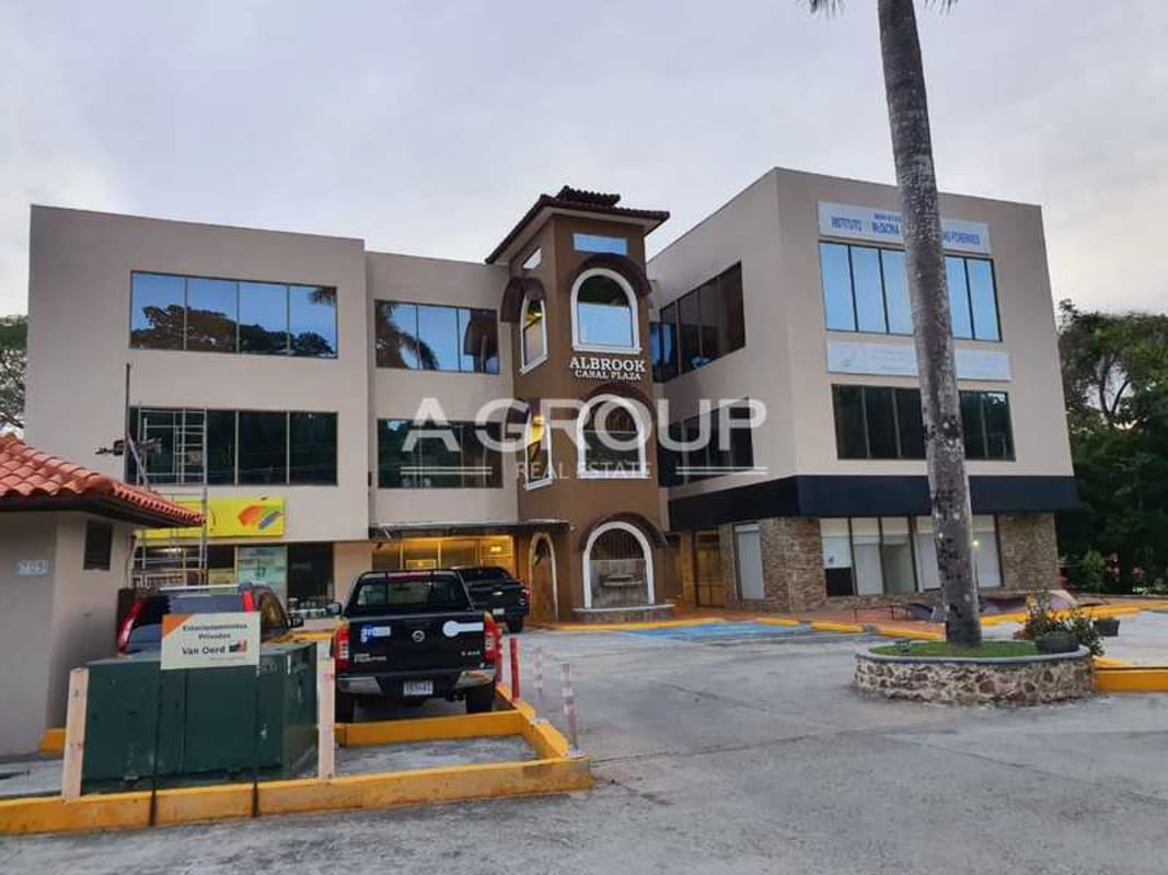 Modern commercial building with multiple levels retail office spaces Panama