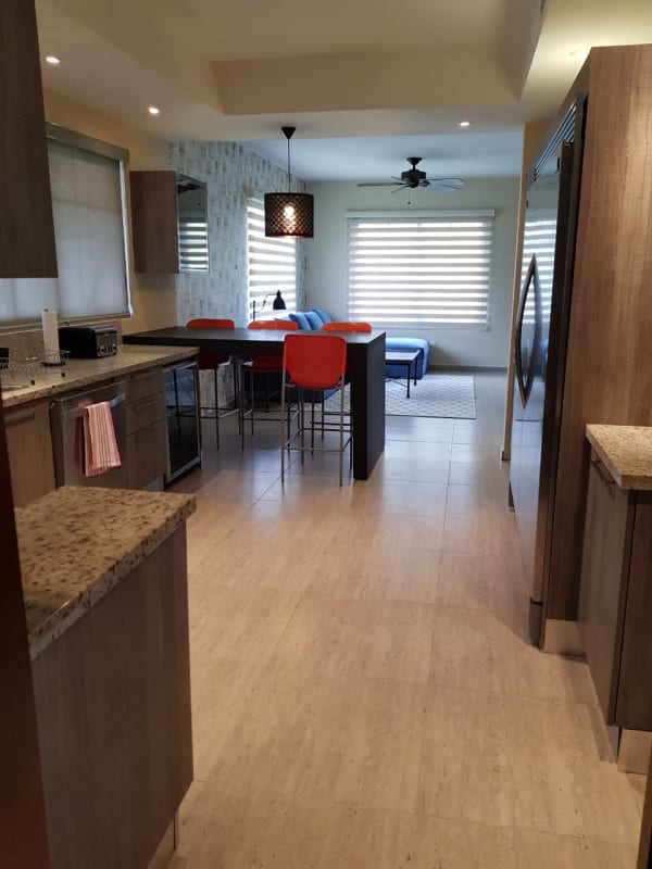 Bright open living room with large windows luxury house Clayton Senderos Camino de Cruces Panama