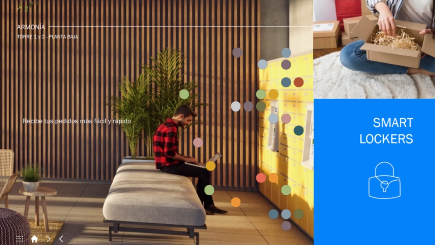 Modern fitness center and gym with equipment in PH Armonía Bella Vista Panama