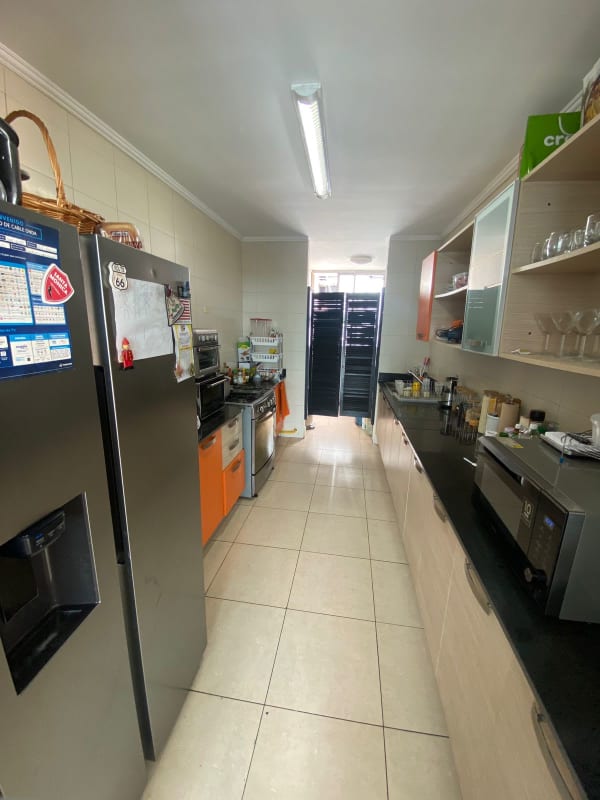 Covered swimming pool with city view lounge area in PH SF67 San Francisco Panama