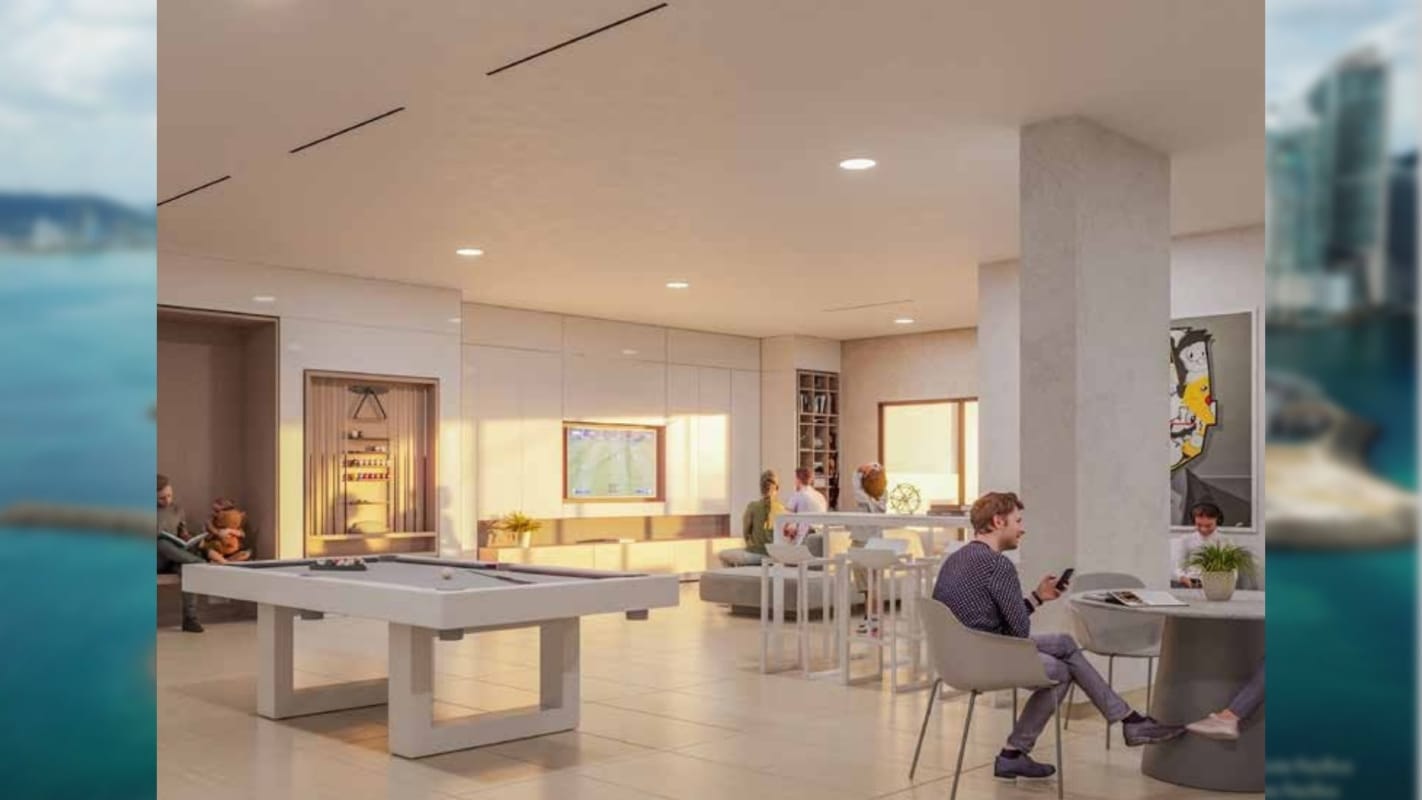 Modern gourmet kitchen with Dexton countertops and Italian Aran cabinetry Ocean Reef Panama