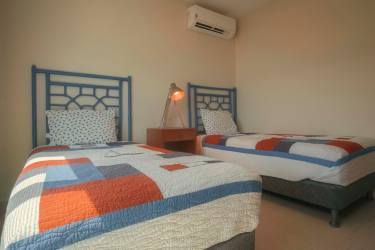 Elegant coastal living room with oceanfront views Lighthouse Tower Playa Blanca