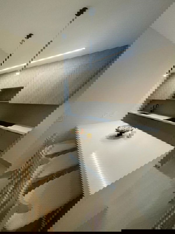 Bright open-plan living and dining room with balcony access PH Midtown Costa del Este