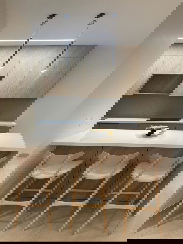 Modern bathroom with glass enclosure and premium fixtures in PH Midtown Costa del Este apartment