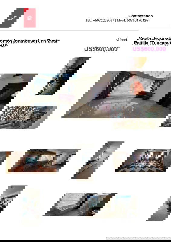 Raw construction penthouse ocean views for custom design Punta Paitilla Panama