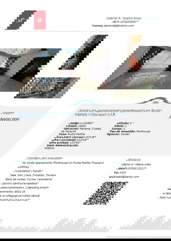 Spacious luxury penthouse living room marble floors ocean views PH Tuscany Punta Paitilla Panama