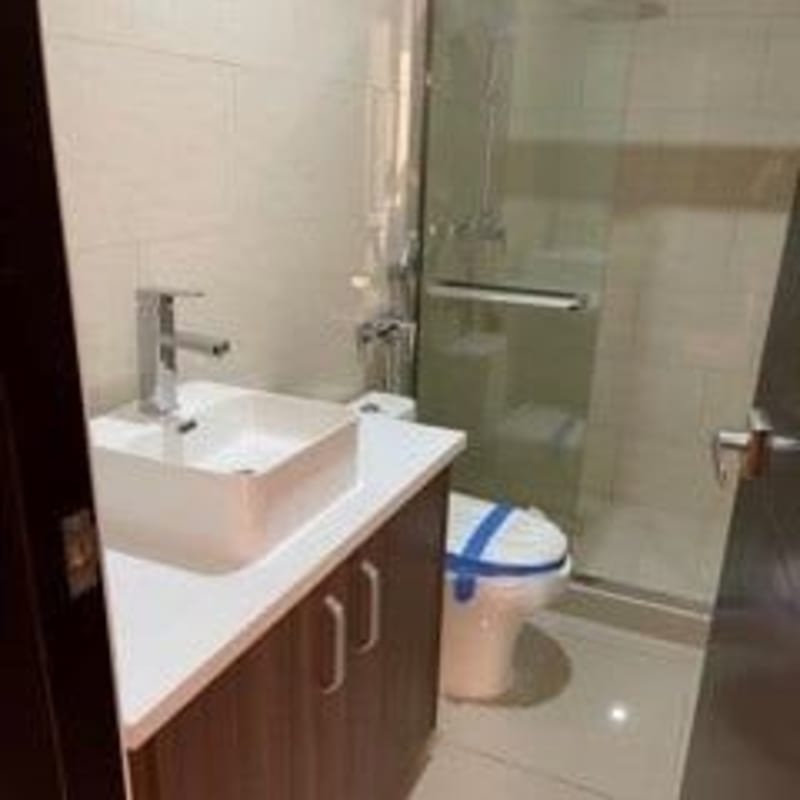 City skyline visible from bedroom window PH Vicky Village Panama City rental