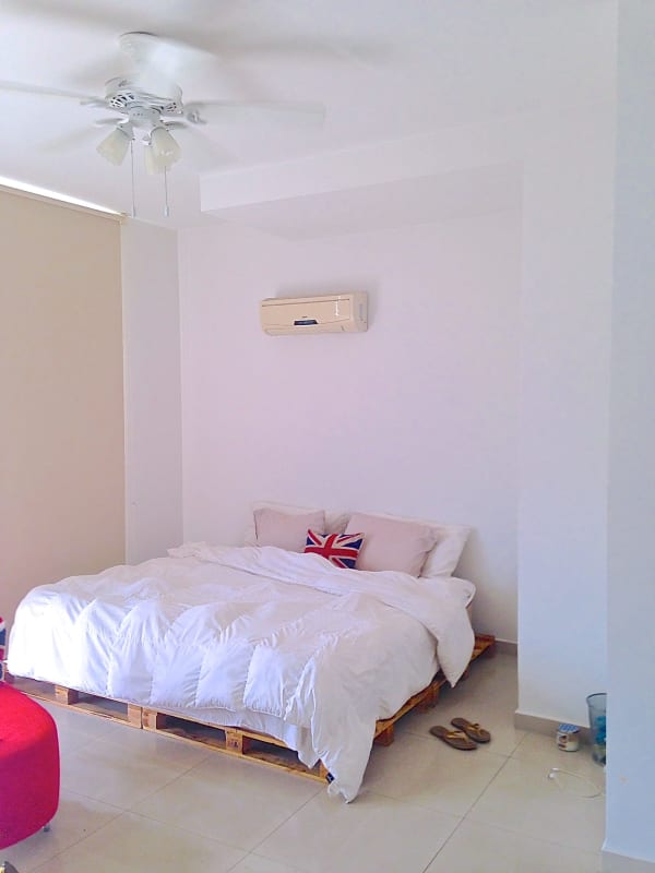 Colorful indoor kids playroom in Quadrat building San Francisco Panama