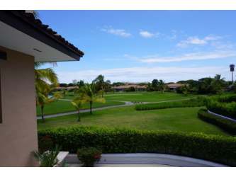 View from apartment of green resort landscaping at Buenaventura Panama