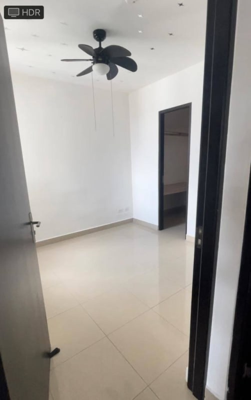 Hallway with white walls ceramic flooring villa zaita residences panama