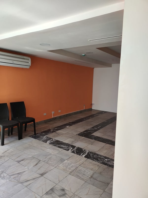 Panoramic skyline and ocean view from Torre BAC office high floor Panama