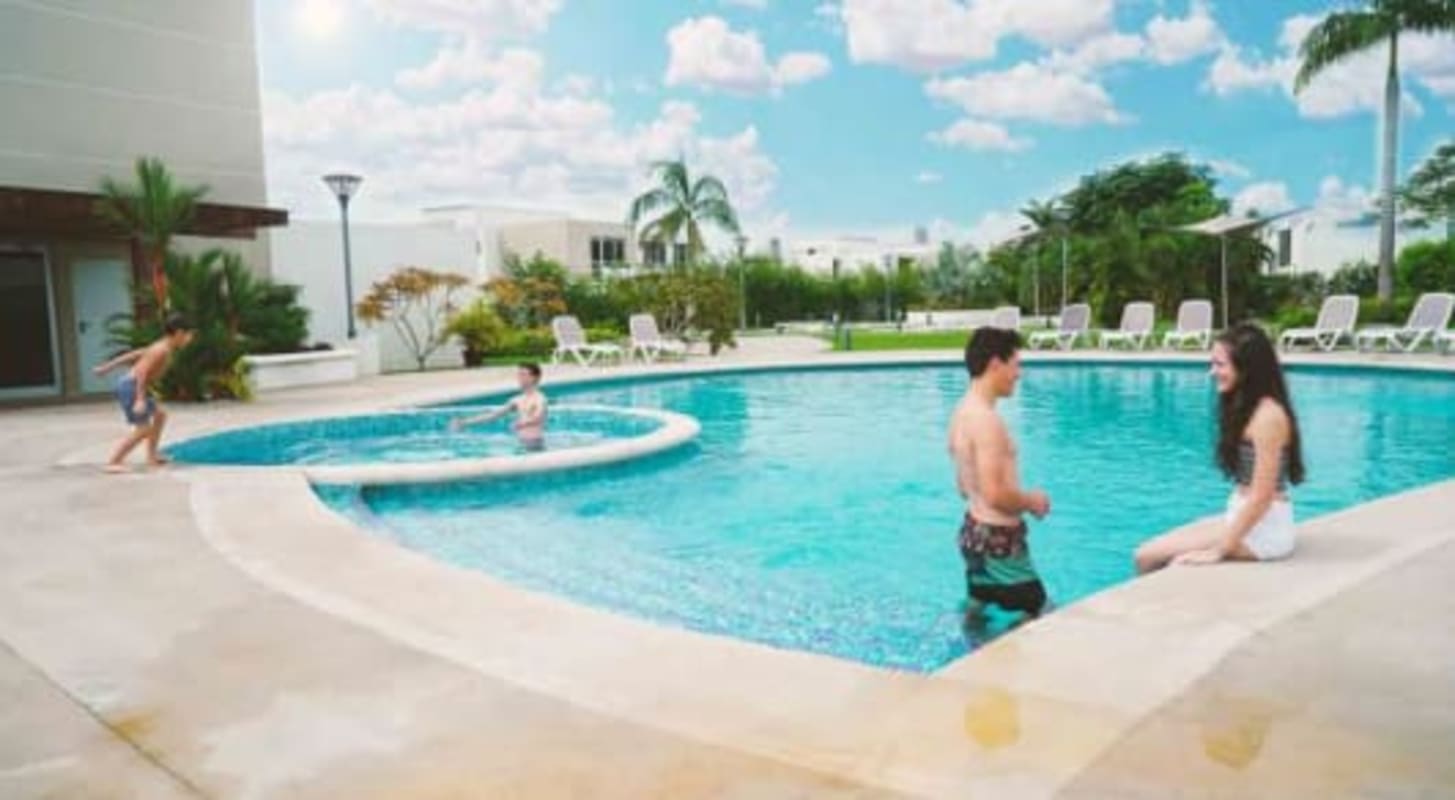 Safe colorful playground for children at Villasur Residences in exclusive Costa Sur Panama City