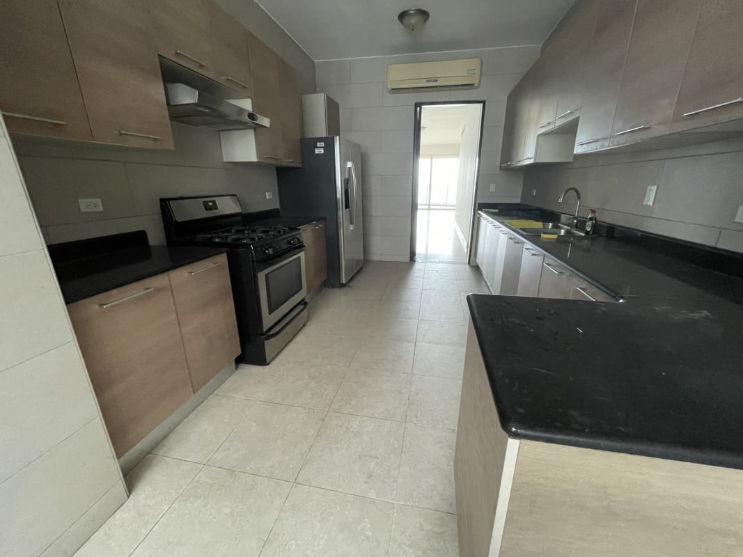 Large terrace ocean skyline view Pacific Village Punta Pacifica Panama