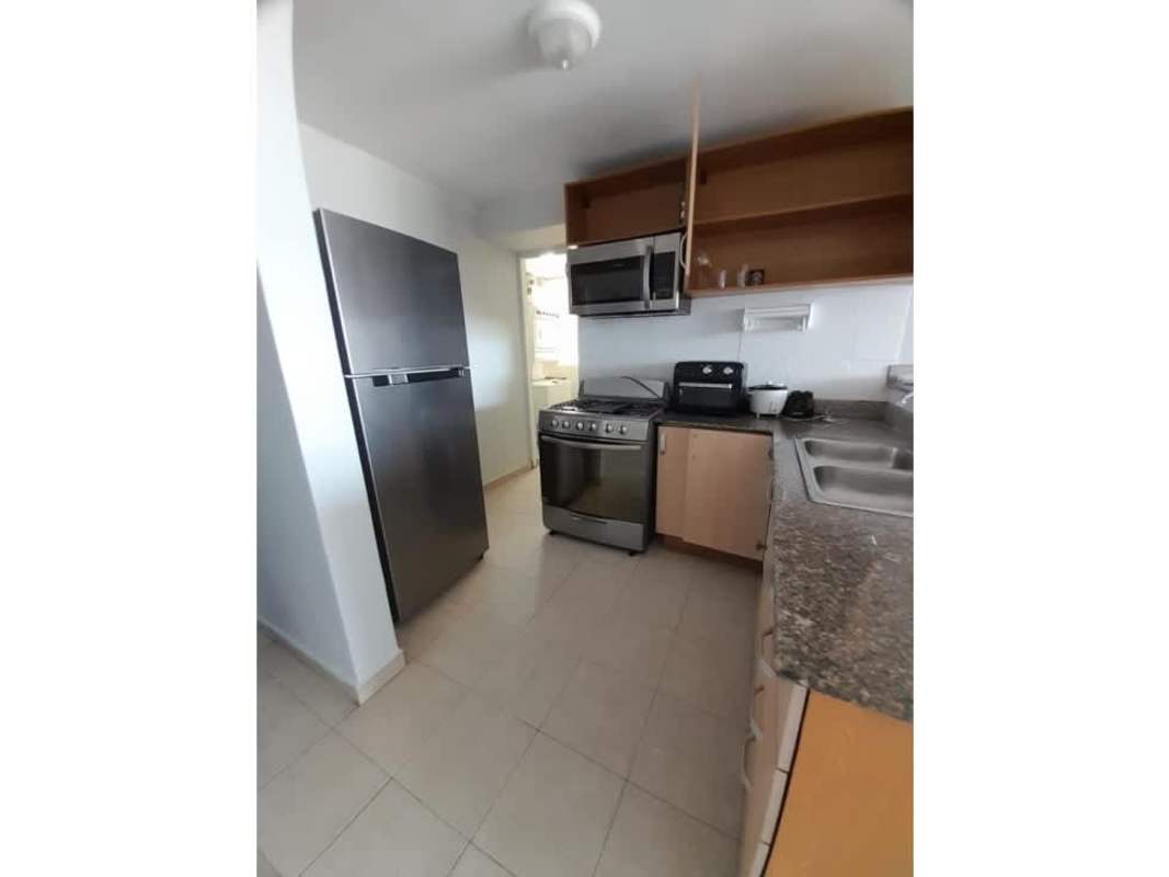 Bedroom with split AC, built-in closet in PH Marquez apartment Bella Vista Panama