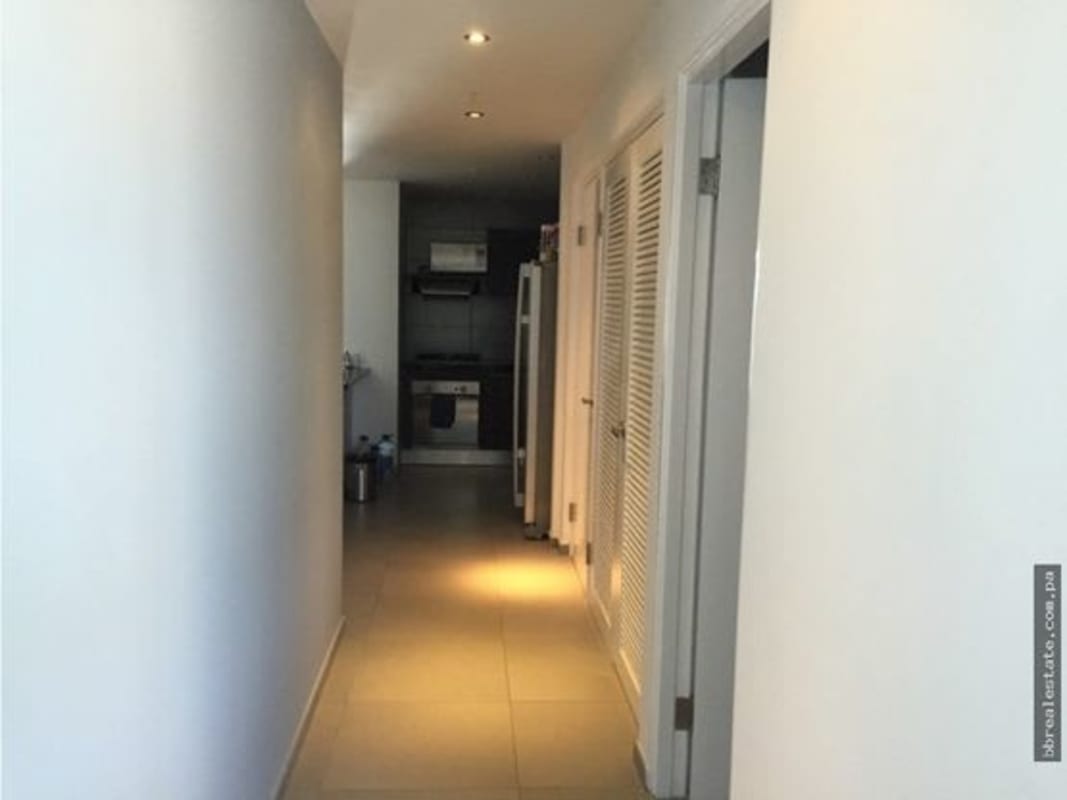 Master bedroom with ocean views large windows PH Yacht Club Avenida Balboa Panama