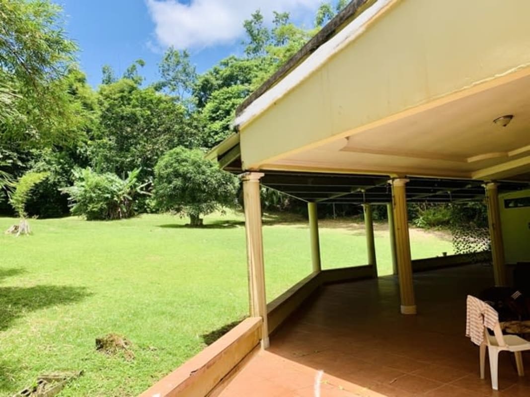 Open plan living dining area large windows luxury home Clayton Panama single level embassy district