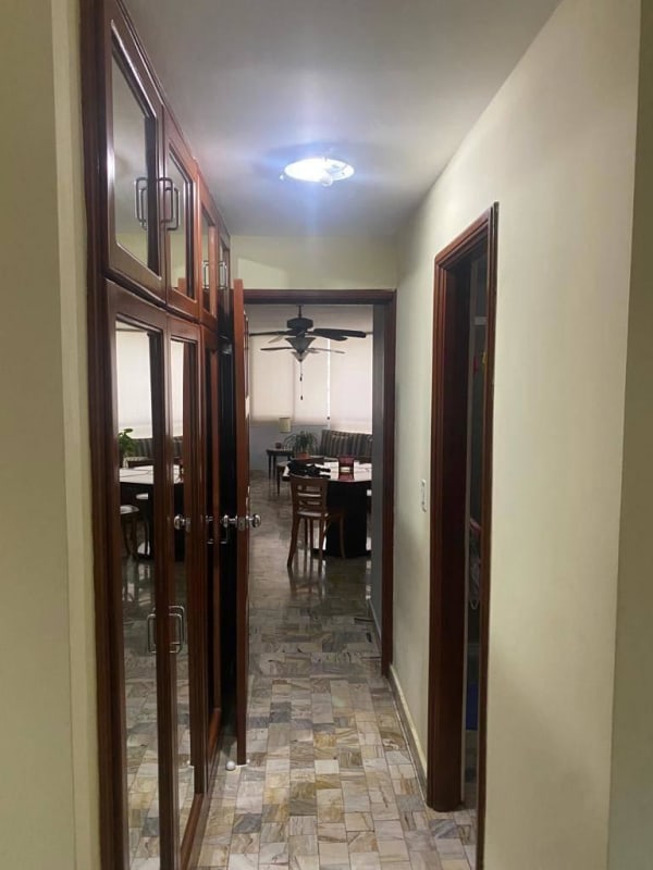 Furnished second bedroom with AC, closet, ocean views at PH BICSA Avenida Balboa Panama City