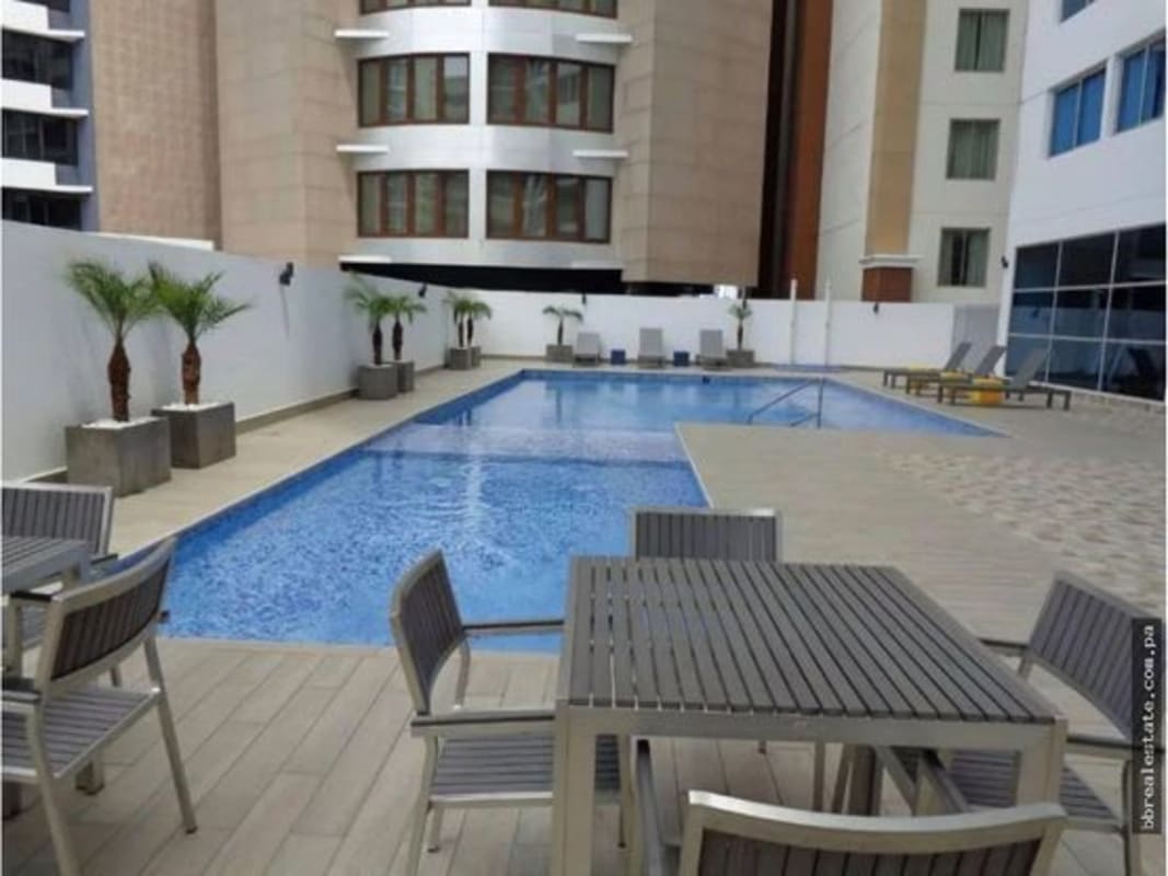 Balcony with city skyline view PH Miró El Cangrejo Panama City