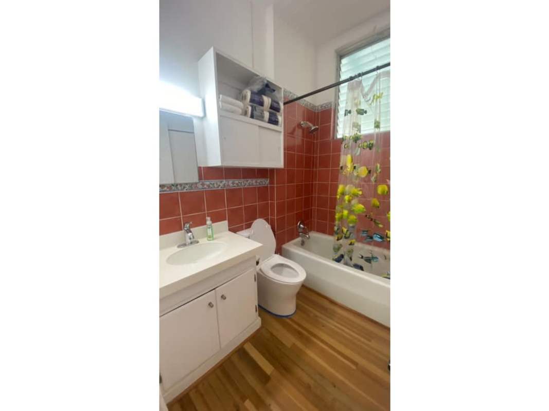 Large flat garden with fruit trees lush landscaping historic zone Corozal Ancon Panama