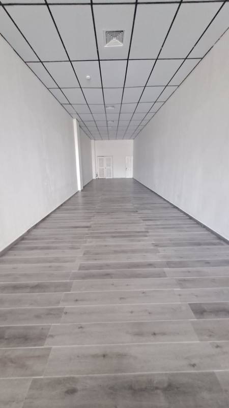 Commercial rental interior with glass storefront El Dorado Panama City