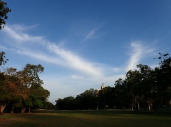 Open grassy residential land inside Coronado Golf gated beach community Panama