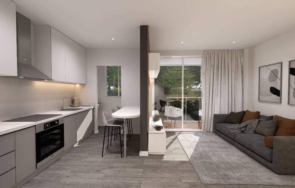 Outdoor swimming pool with lounge chairs and landscaped area at PH Lux Clayton