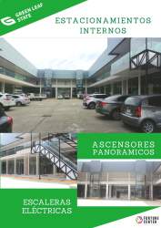 Large parking lot with multiple access points at Fortune Center Costa Verde Panama