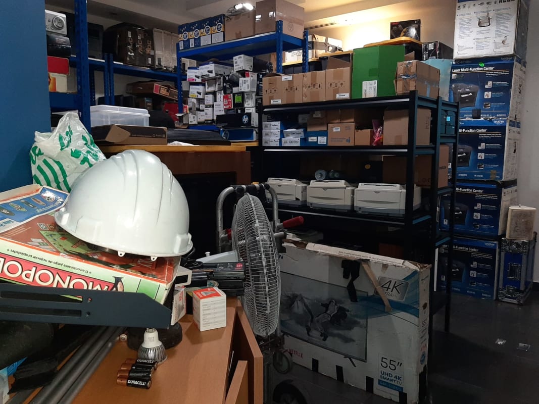 Large modular office workspace with ocean and skyline views in PH Ocean Club Panama City