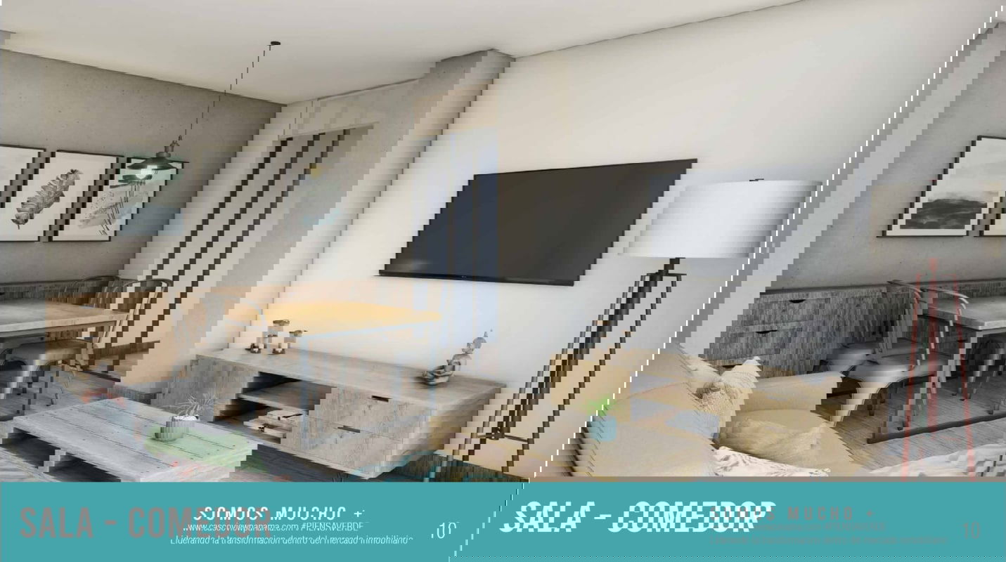 Two-story duplex loft apartment with open kitchen, living dining, balcony Casco Viejo Panama