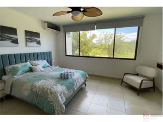 Large bedroom with AC in luxury beach villa Casa Nia Punta Barco Panama