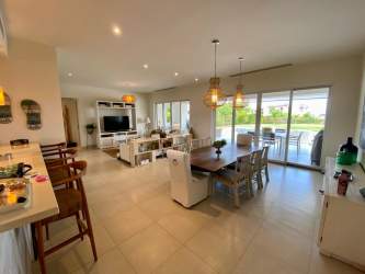 Bedroom with built-in closet windows overlooking garden Casamar Marinazul San Carlos Panama
