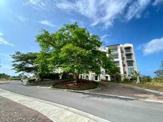 Modern driveway entrance PH Altamar Casamar Panama beach community