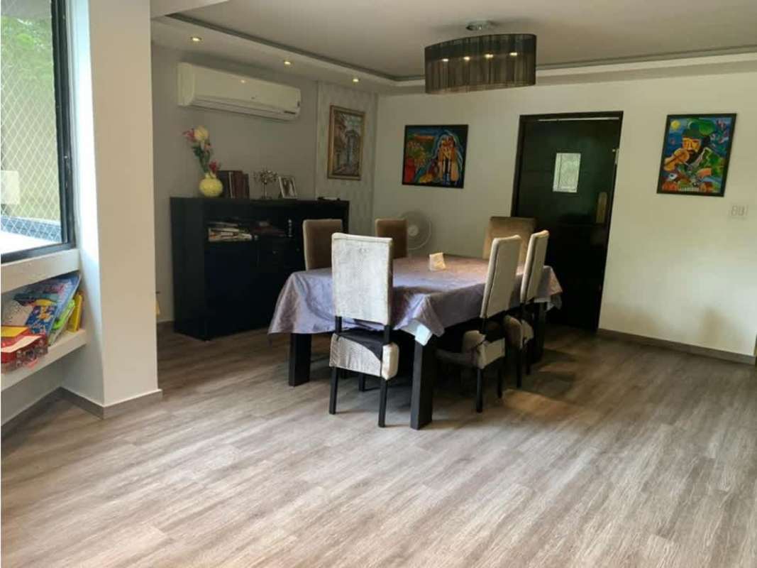 Living room remodeled with accent lighting at PH Barlovento Punta Paitilla Panama