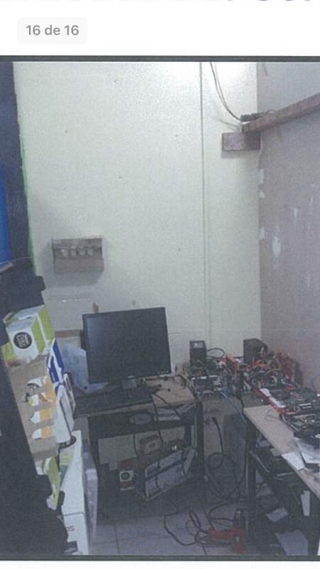 Small utility room or workspace with computers in a commercial retail property in Panama