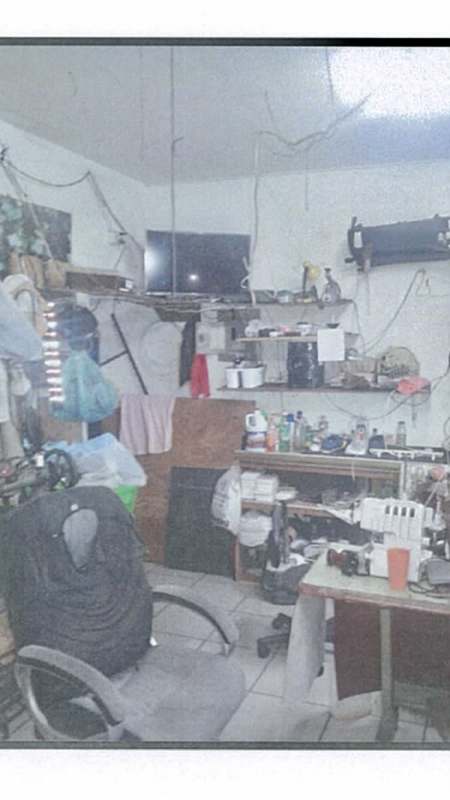 Workspace or sewing room with shelves and sewing machine in commercial property Panama