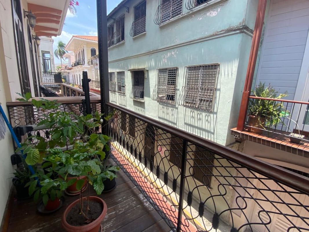 Modern kitchen granite countertops wood cabinets stainless appliances Casco Viejo Panama