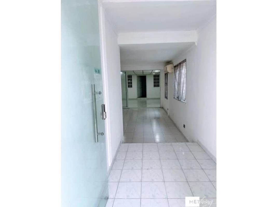 Two-story duplex house with gated driveway, Mediterranean roof in La Fontana Chanis Panama City