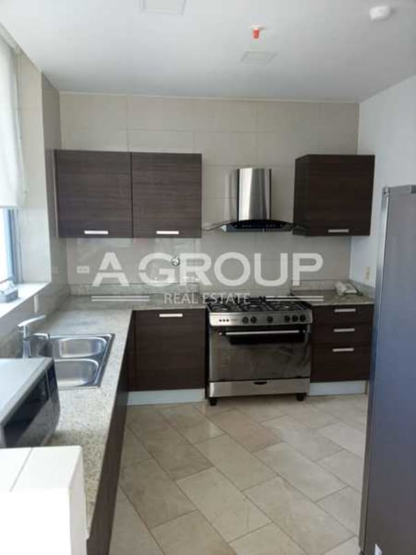 Glass balcony with panoramic Pacific Ocean view at Grand Tower Punta Pacífica Panama